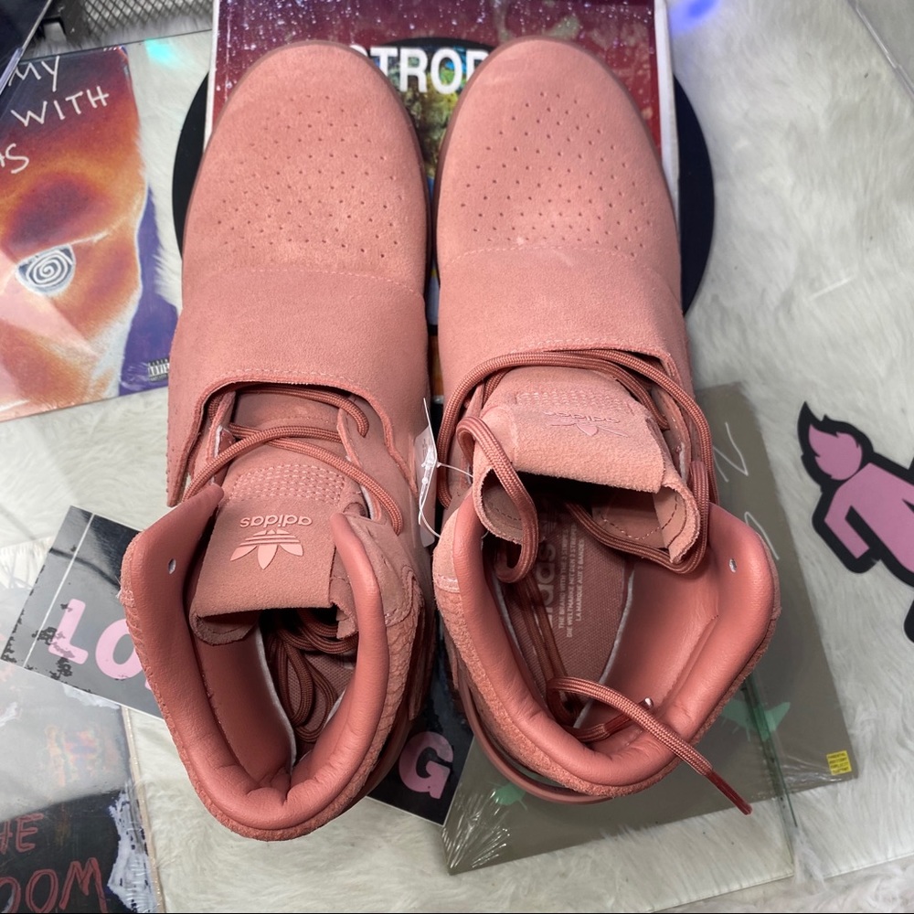 🆕 Adidas Tubular Invader Strap Raw Pink - Mens - Picture 7 of 11